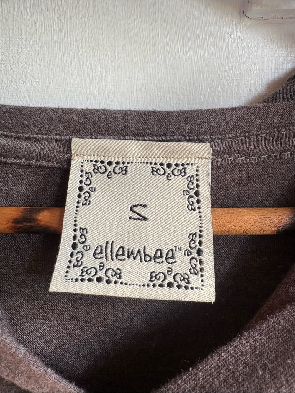 elembee Bird Graphic Print Artsy Pullover Cotton Blend Hoodie Women’s S Brown - Picture 3 of 6